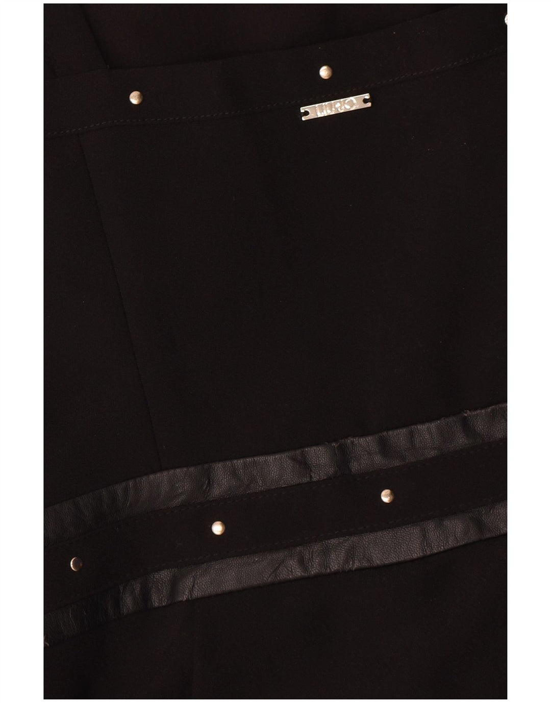 Liu Jo Robe trapèze sans manches pour femme IT 40 Petit Noir Polyester