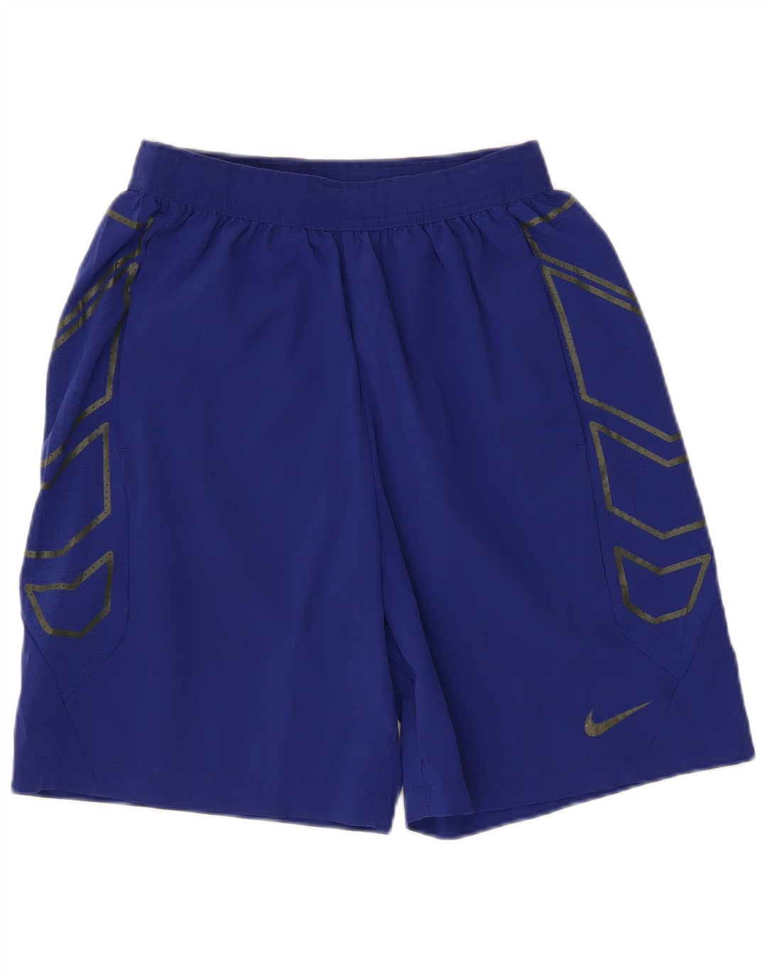 Nike Short de sport graphique pour homme Bleu moyen Polyester