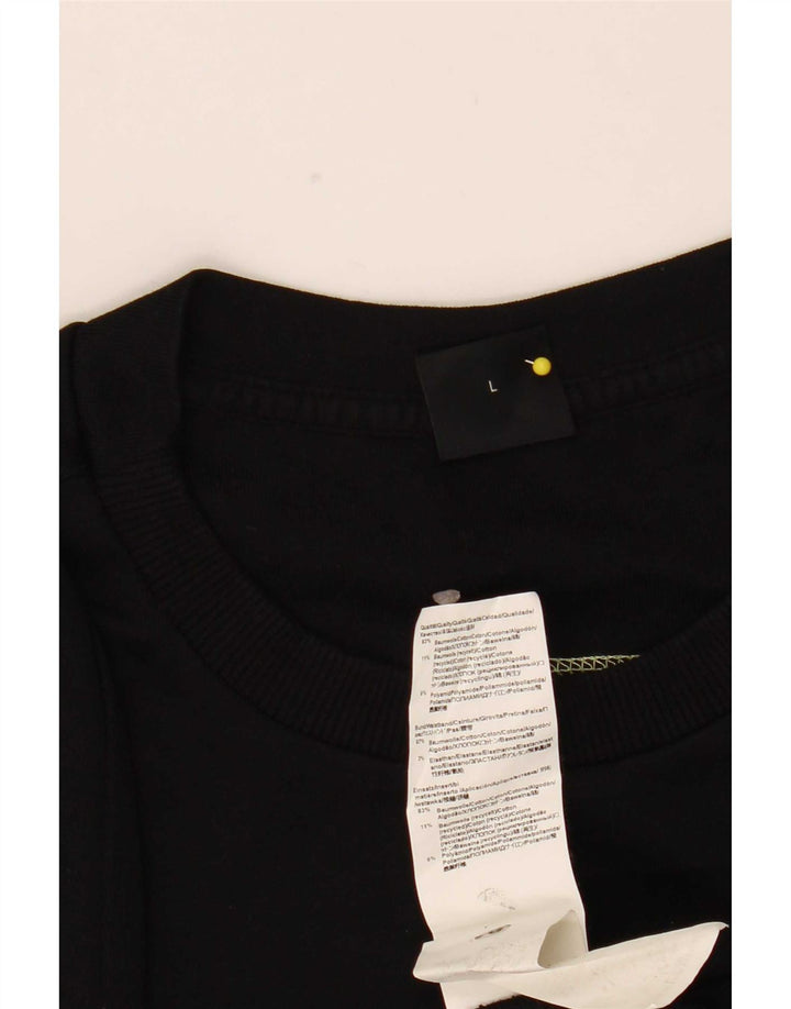 Hugo Boss Pull-over graphique pour hommes, grand coton noir