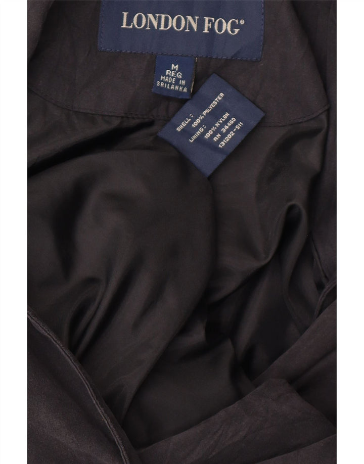 London Fog Pardessus pour femme UK 14 Medium Noir Polyester