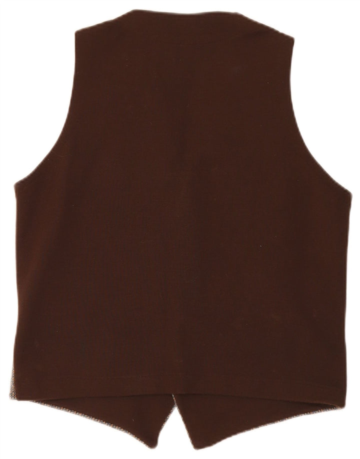 gilet homme vintage marron moyen