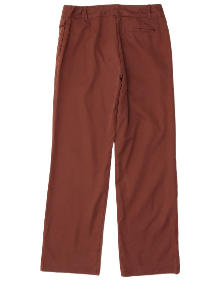 IZOD Pantalon décontracté droit pour femme US 4 Small W30 L31 Marron Polyester