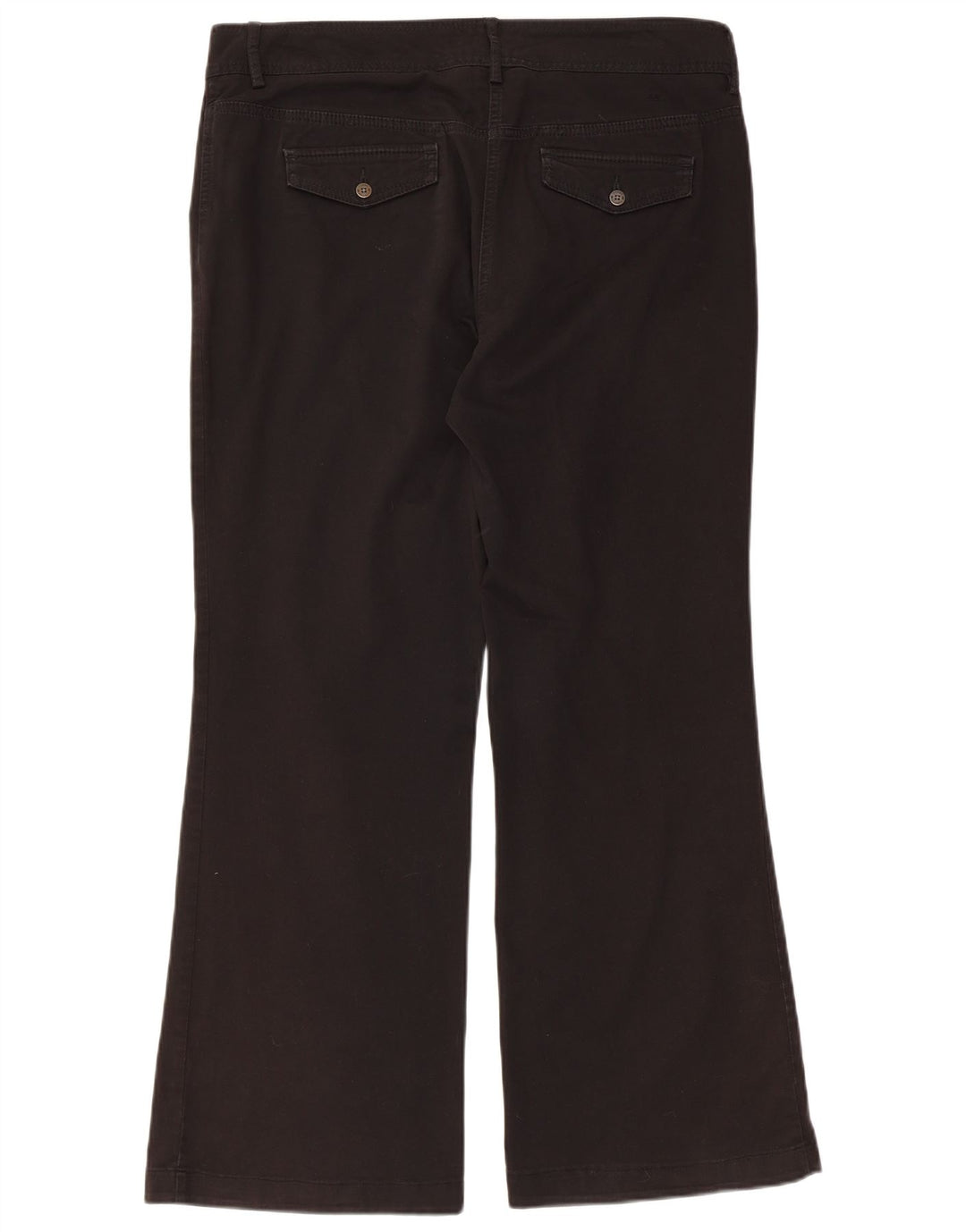 TOMMY HILFIGER Pantalon décontracté bootcut pour femme US 14 XL W36 L30 Noir