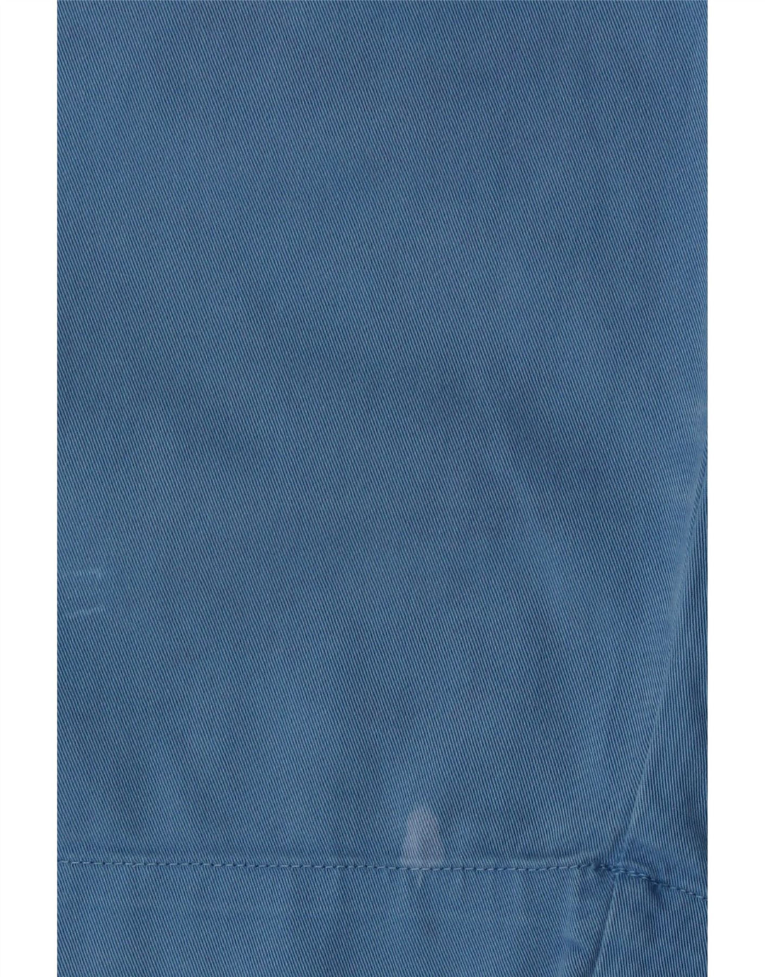 Zara Short Chino Femme Large W30 Bleu Coton