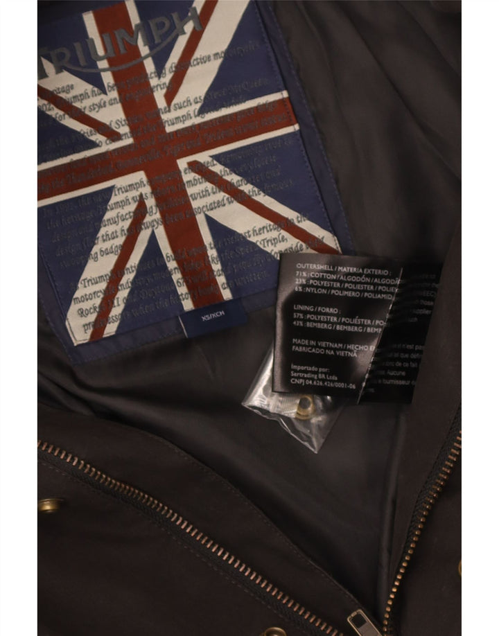 Triumph Veste Bomber Homme UK 34 XS Marron Coton