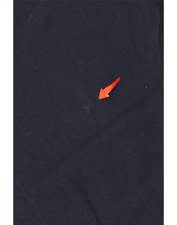 EDDIE BAUER T-Shirt Homme Top Bleu Marine Moyen Coton