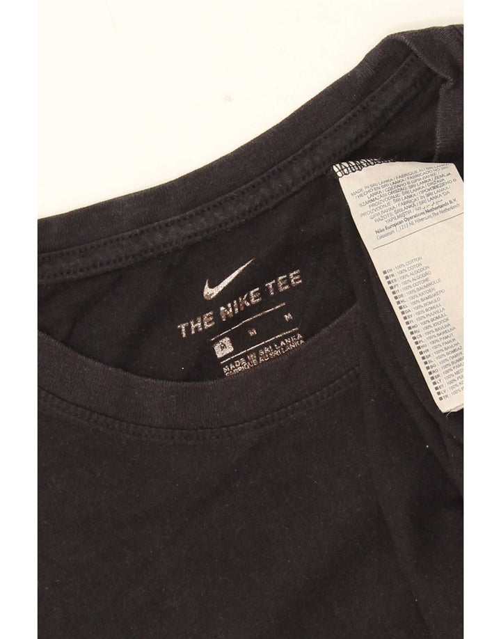 Nike T-Shirt Homme Noir Moyen Coton