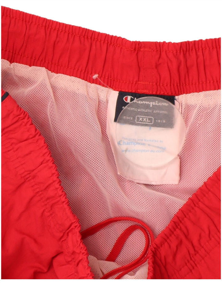 Champion Short de Bain Homme 2XL Rouge Polyamide