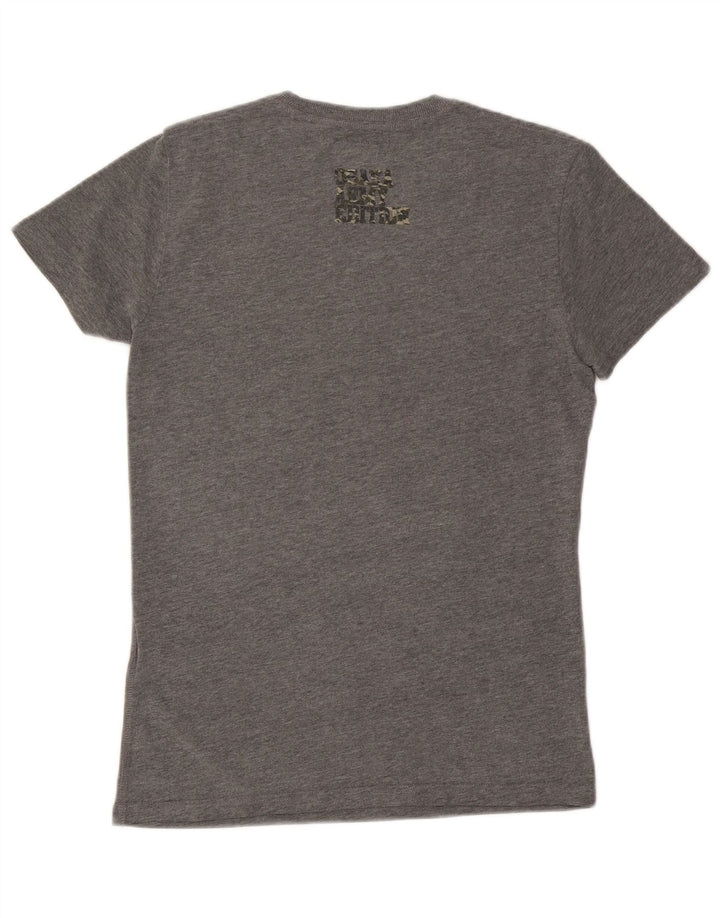 SUPERDRY T-Shirt Graphique Osaka Homme Petit Gris Moucheté Coton