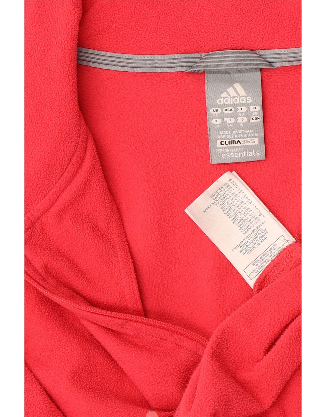ADIDAS Veste polaire Clima 365 pour femme UK 12 Rose moyen Polyester