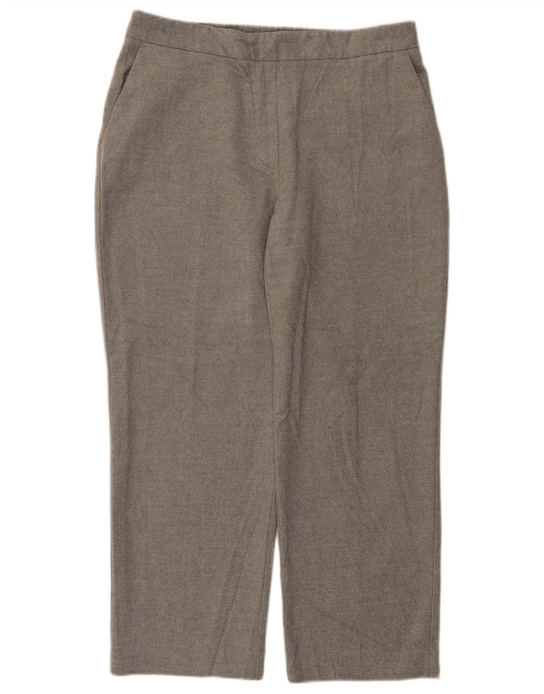 Pantalon court Zara Femme Large W30 L25 Gris