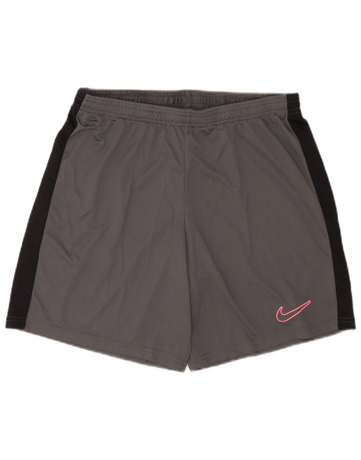 Nike Short de sport Dri Fit Slim pour homme en polyester color block Taille L