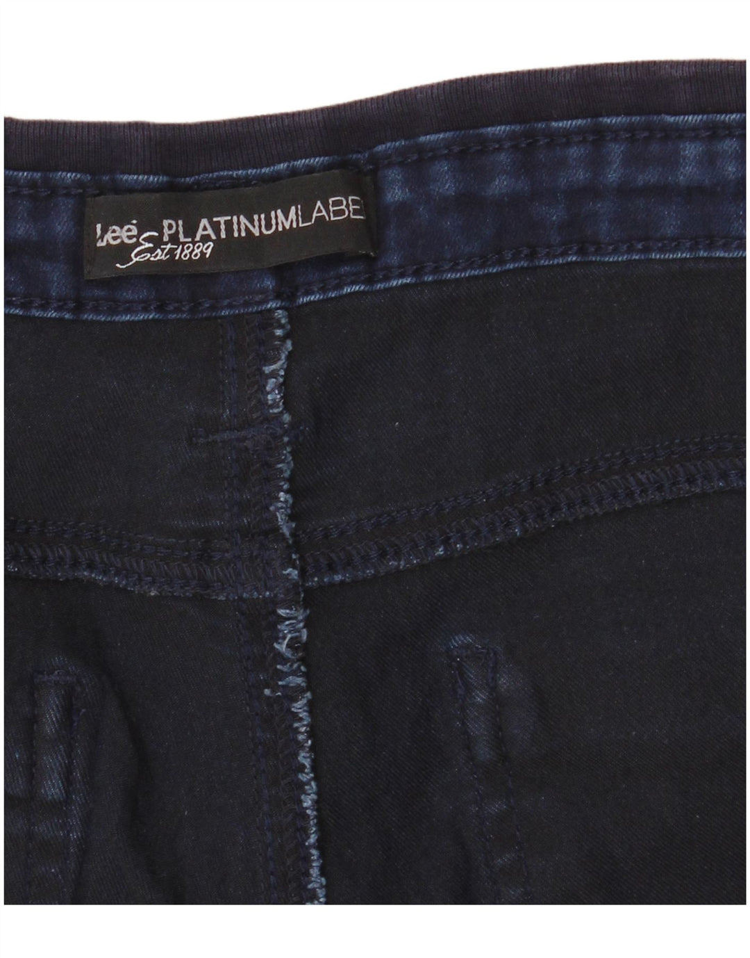 LEE Short Cargo en Denim Platinum Label W32 Homme Bleu Marine Moyen