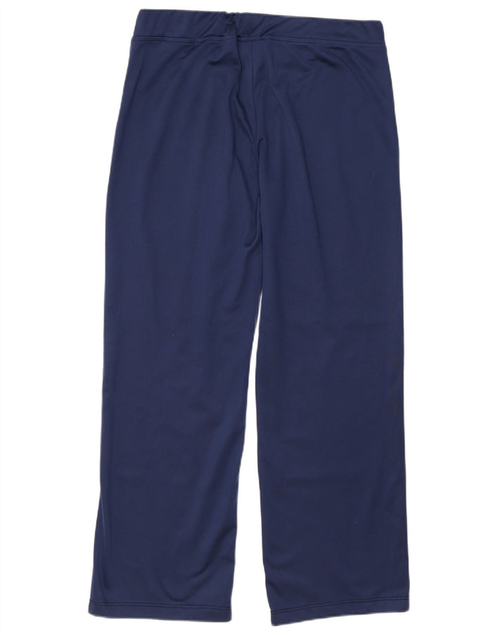 ASICS Pantalon de survêtement pour femme UK 16 Large Bleu Marine Polyester