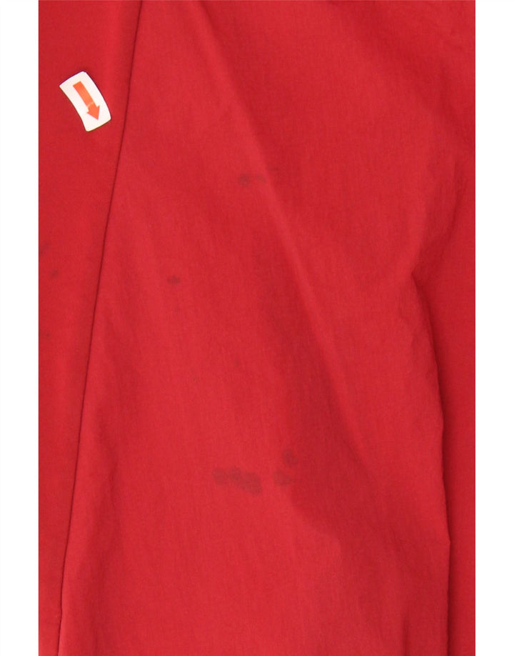 ADIDAS Boys Graphic Zip Neck Pullover Tracksuit Top 13-14 Years Red