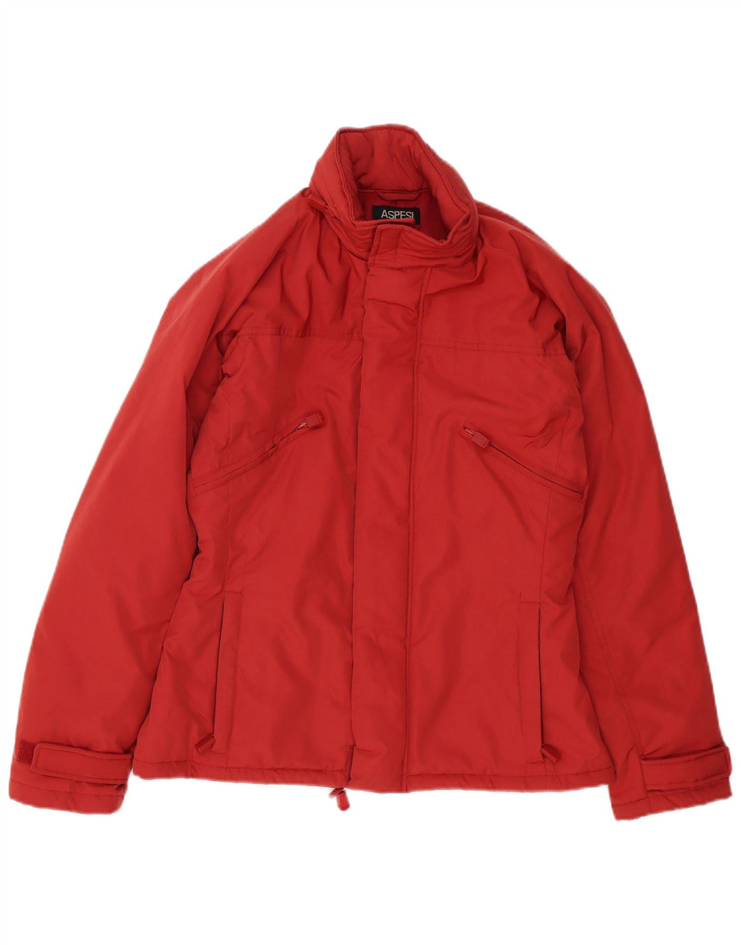 Aspesi Veste matelassée pour femme UK 14 Rouge moyen Polyester