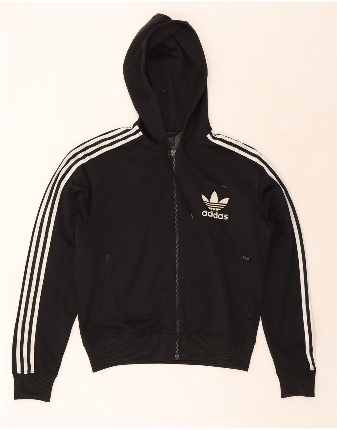 Adidas Pull à capuche pour homme Grand Noir Polyester