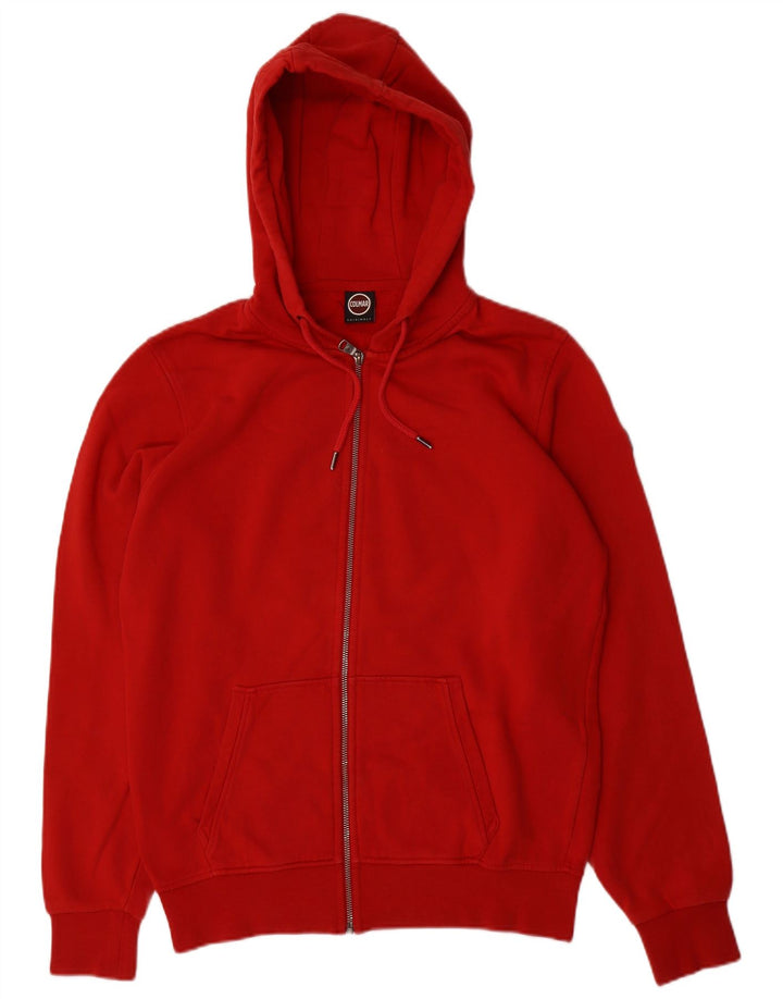Colmar Homme Pull à Capuche Zippé Grand Coton Rouge
