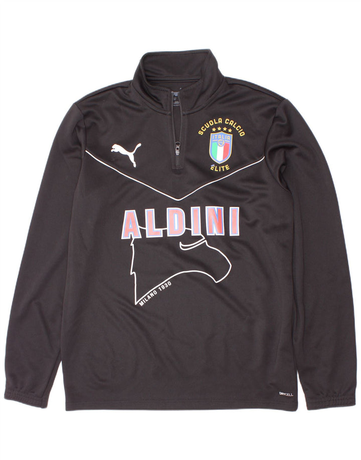 Puma Haut de Survêtement Scuola Calcio Graphic Pull Garçon 13-14 Ans Noir