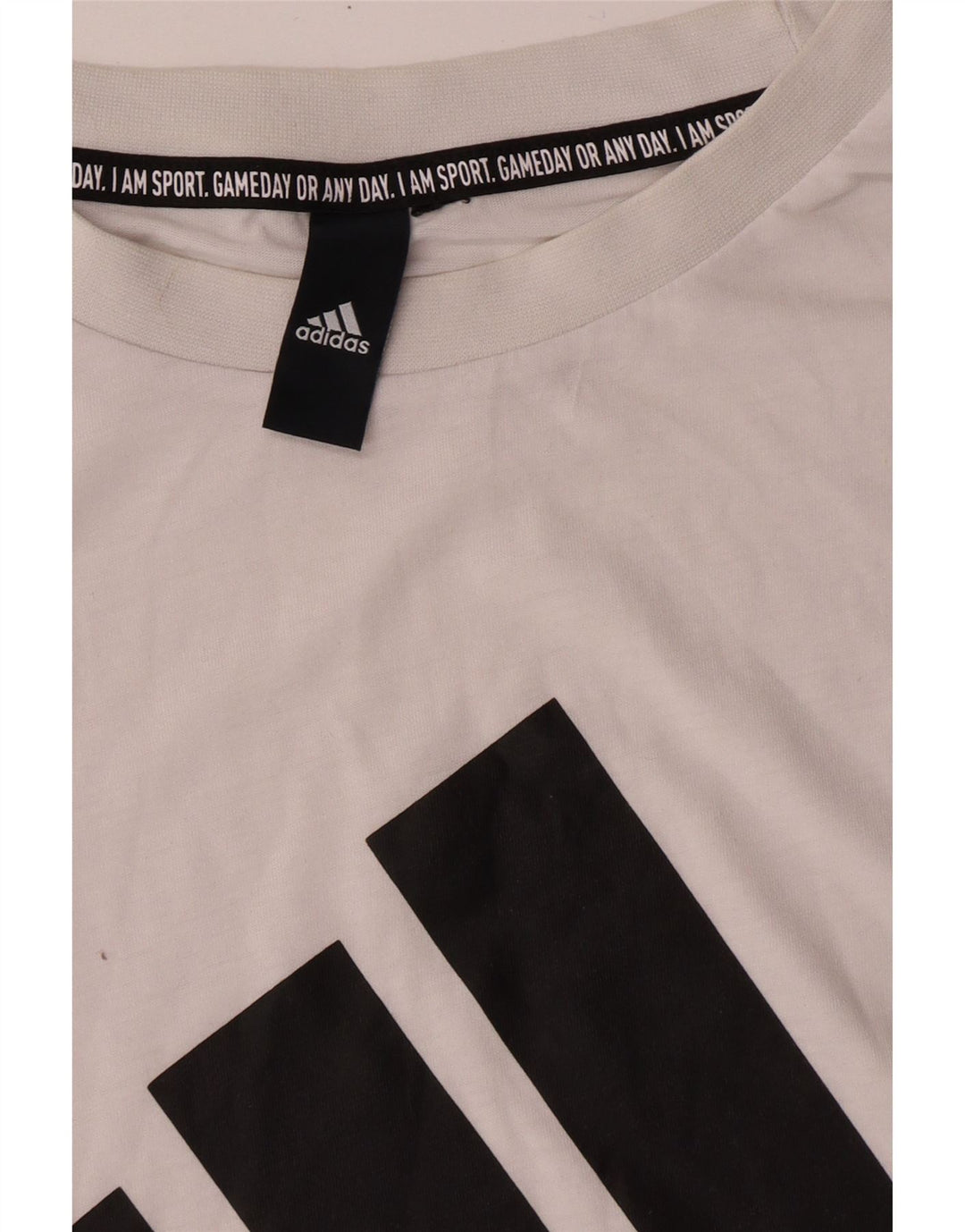 ADIDAS Débardeur graphique pour hommes, grand, blanc, sport