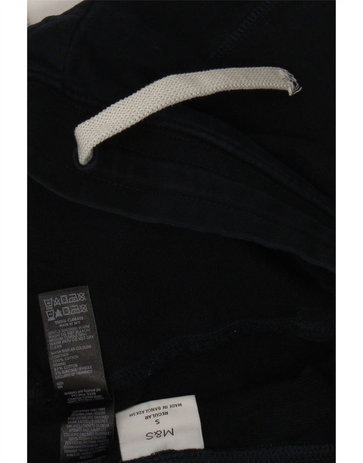 Marks & Spencer Pantalon de survêtement pour homme en coton bleu marine Small