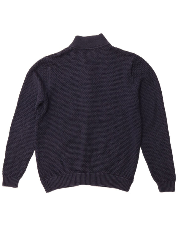 JACK & JONES Cardigan Homme Pull Large Bleu Marine Coton