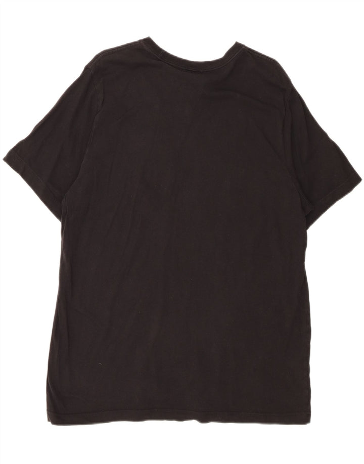 ADIDAS Mens T-Shirt Top Large Black Cotton Vintage Adidas and Second-Hand Adidas from Messina Hembry 