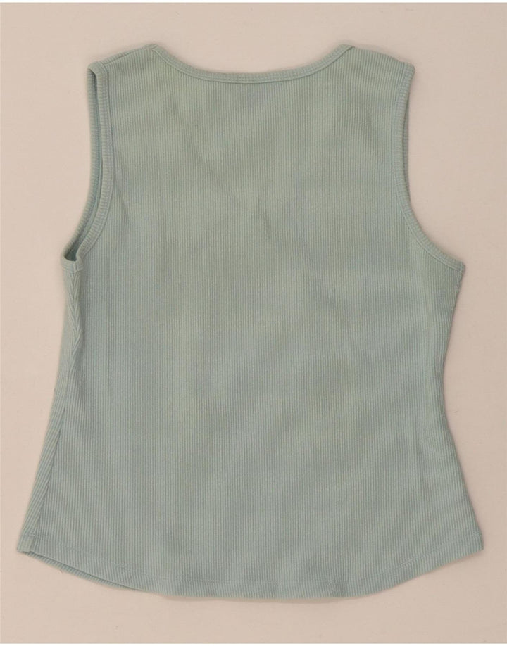 Champion Débardeur court pour femme UK 12 Bleu moyen