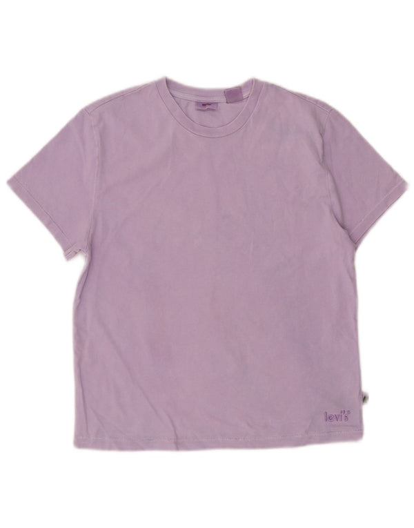 Levi's T-Shirt Femme UK 6 XS Violet Coton