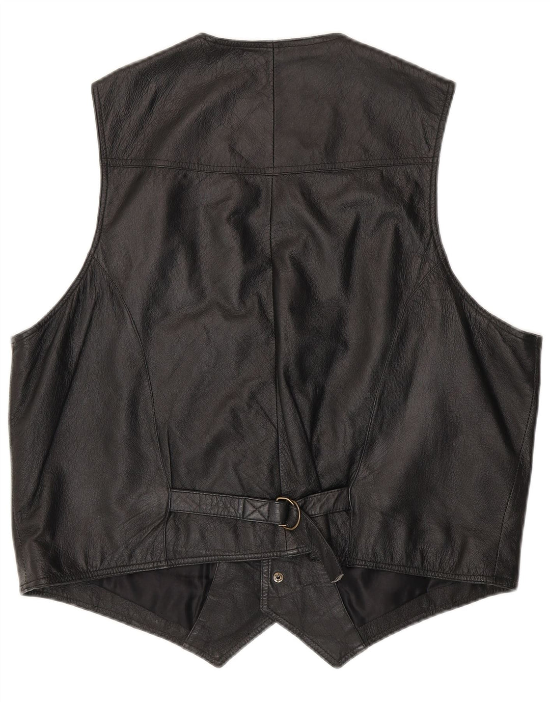 JOHN F GEE Gilet en cuir pour homme IT 56 2XL Cuir noir