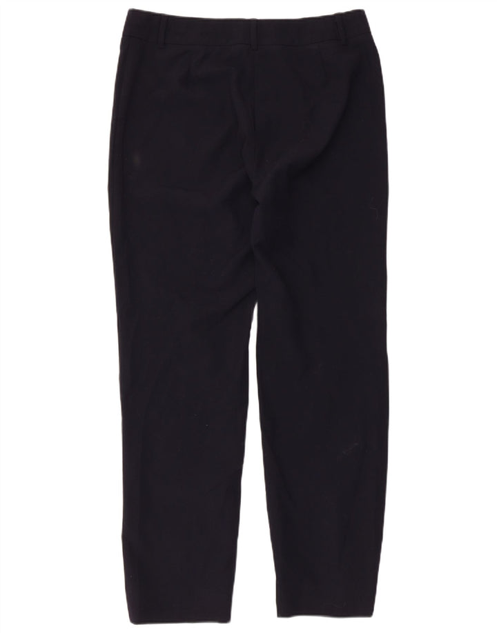 Marks & Spencer Pantalon décontracté pour femme UK 12 Medium W32 L29 Bleu marine
