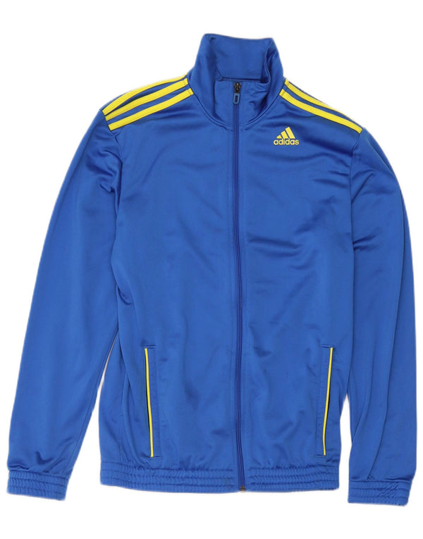 Adidas Veste de survêtement pour homme UK 36/38 Petit Bleu Polyester