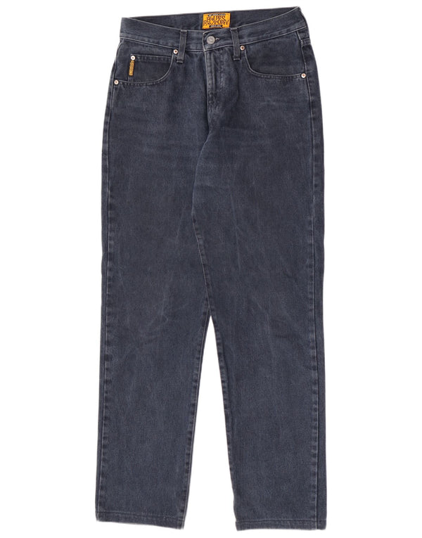 Armani Femme Jean Droit W32 L32 Bleu Marine Coton