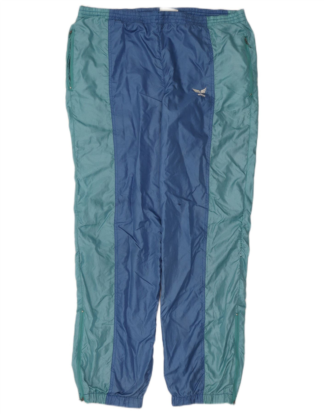 Erima Pantalon De Survêtement Homme Pantalon De Jogging Large Bleu Colorblock Polyamide