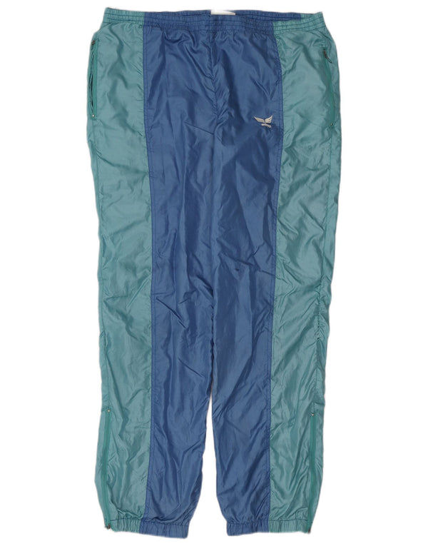 Erima Pantalon De Survêtement Homme Pantalon De Jogging Large Bleu Colorblock Polyamide