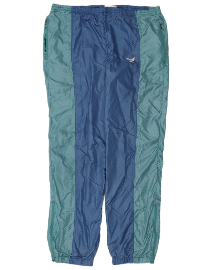 Erima Pantalon De Survêtement Homme Pantalon De Jogging Large Bleu Colorblock Polyamide