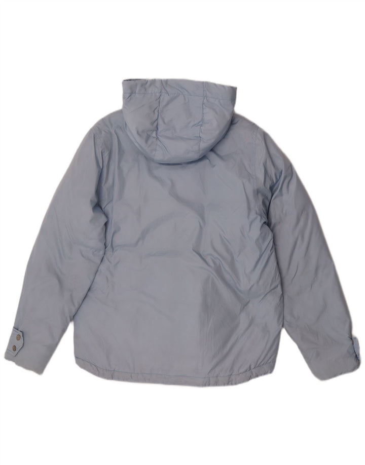 Diadora Veste matelassée à capuche pour femme UK 14 Bleu moyen Polyamide