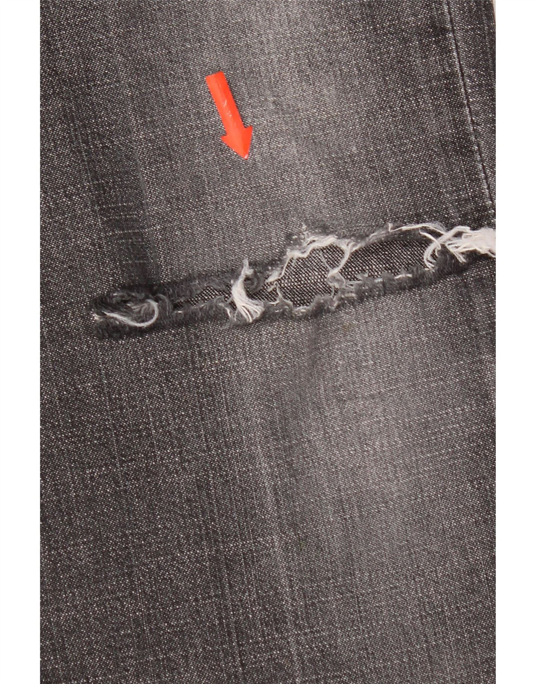 Levi's Jean droit 505 effet vieilli pour femme US 6 Medium W30 L32 Gris