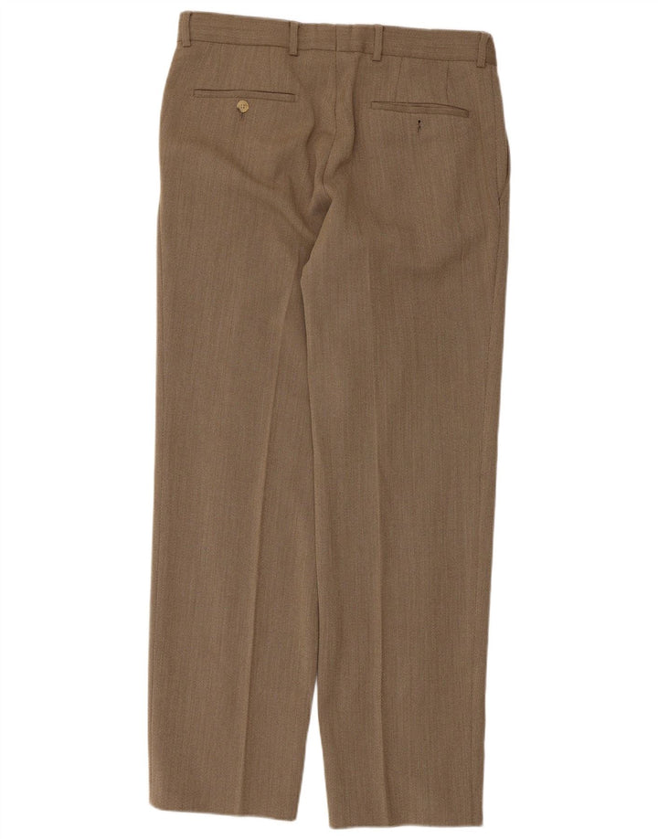 Hugo Boss Pantalon de costume droit pour homme IT 48 Medium W34 L30 Marron