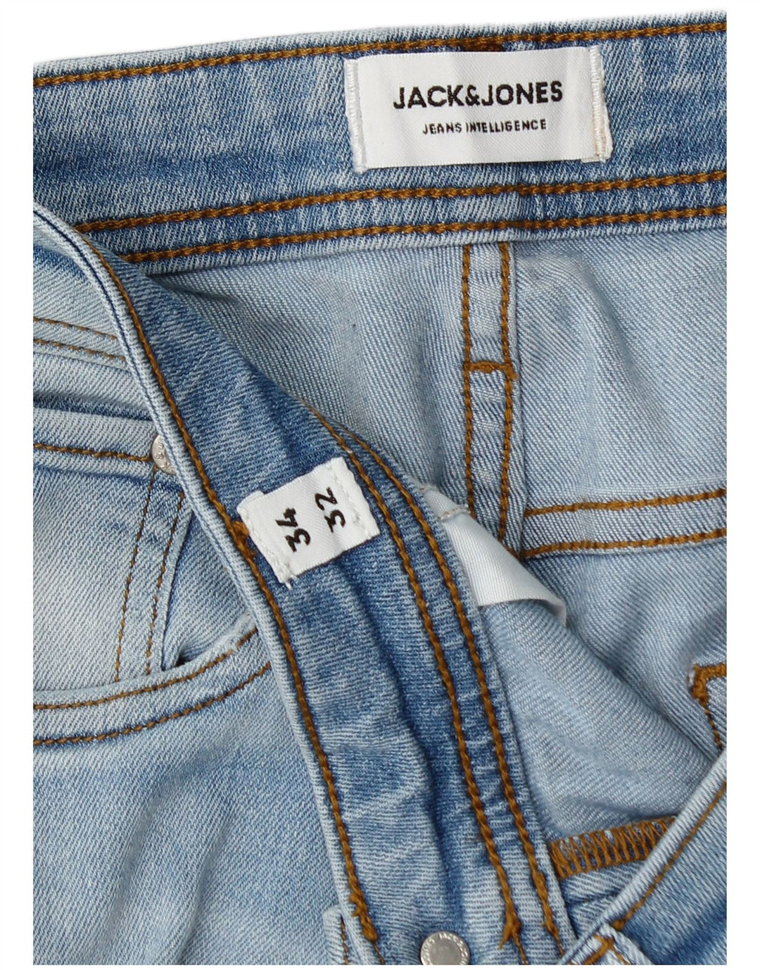 Jack & Jones Jean Slim Homme W34 L30 Bleu Coton