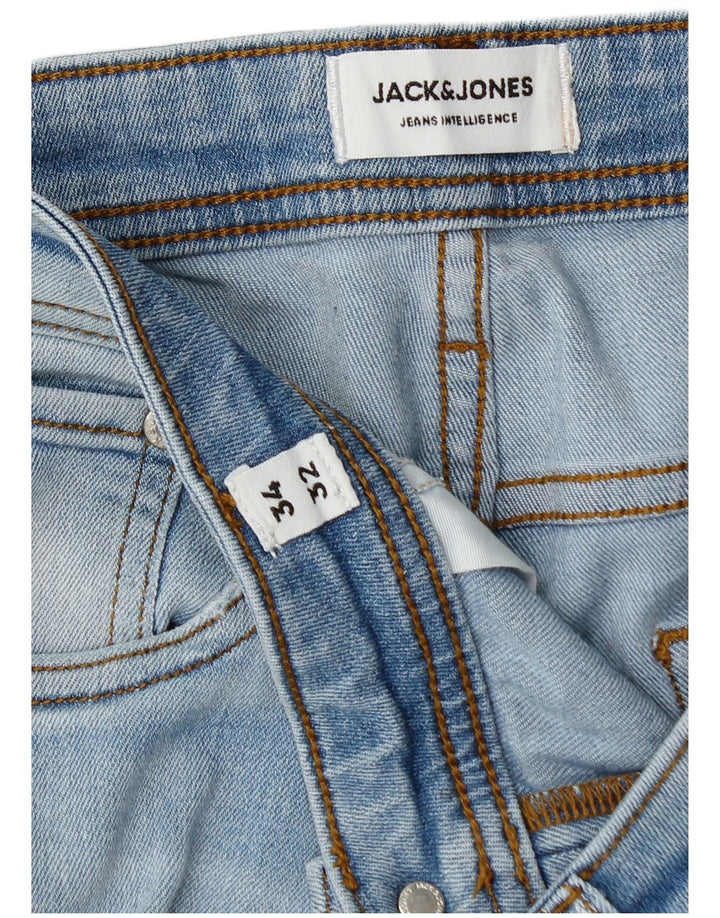 Jack & Jones Jean Slim Homme W34 L30 Bleu Coton