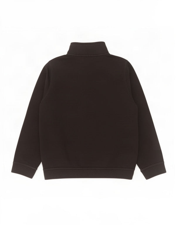 Nike Garçon Zip Neck Sweatshirt Jumper 12-13 ans Grand Noir Coton