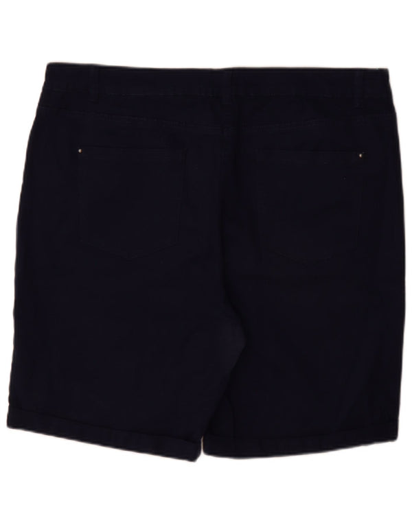 M&Co Short décontracté pour femme W40 XL Bleu marine