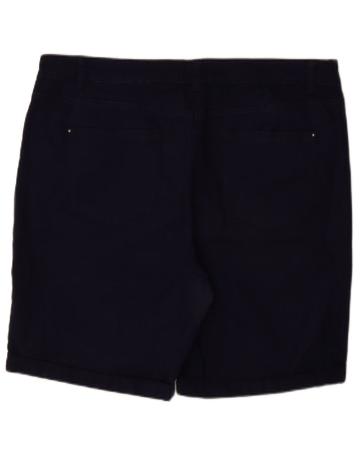 M&Co Short décontracté pour femme W40 XL Bleu marine