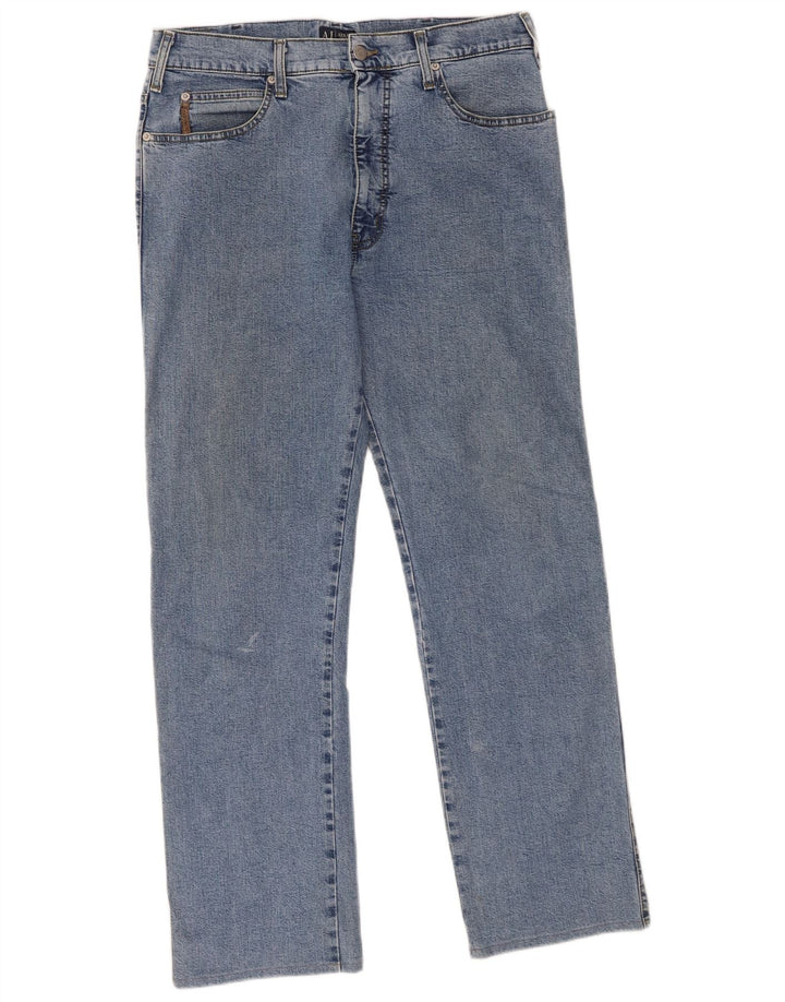 Armani Jean droit homme W34 L30 bleu coton