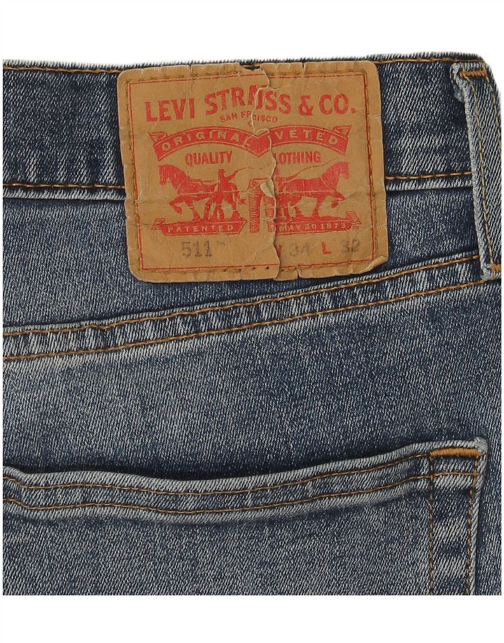 Levi's Jean Slim 511 Homme Bleu W34 L32 Coton