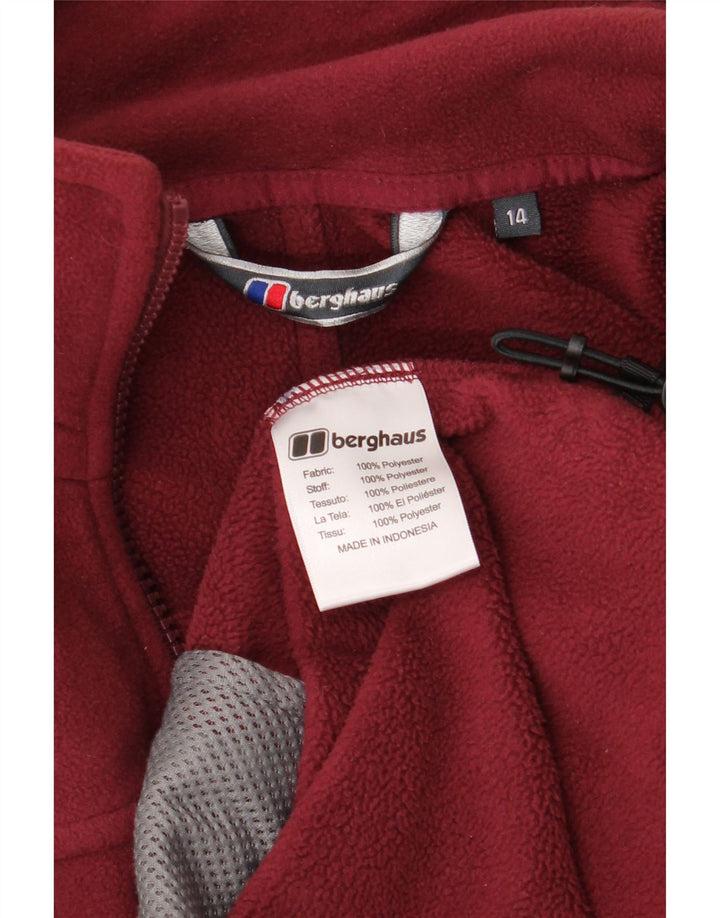 Bergans Veste polaire pour femme UK 14 Large Bordeaux Polyester