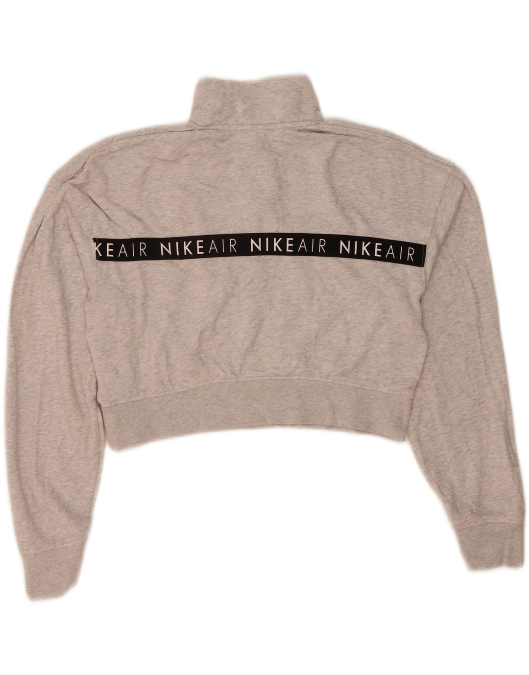Nike Femme Nike Air Graphic Sweatshirt Jumper UK 14 Gris Moyen
