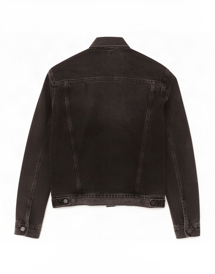 Gap Veste en jean pour homme UK 36 Petit coton noir