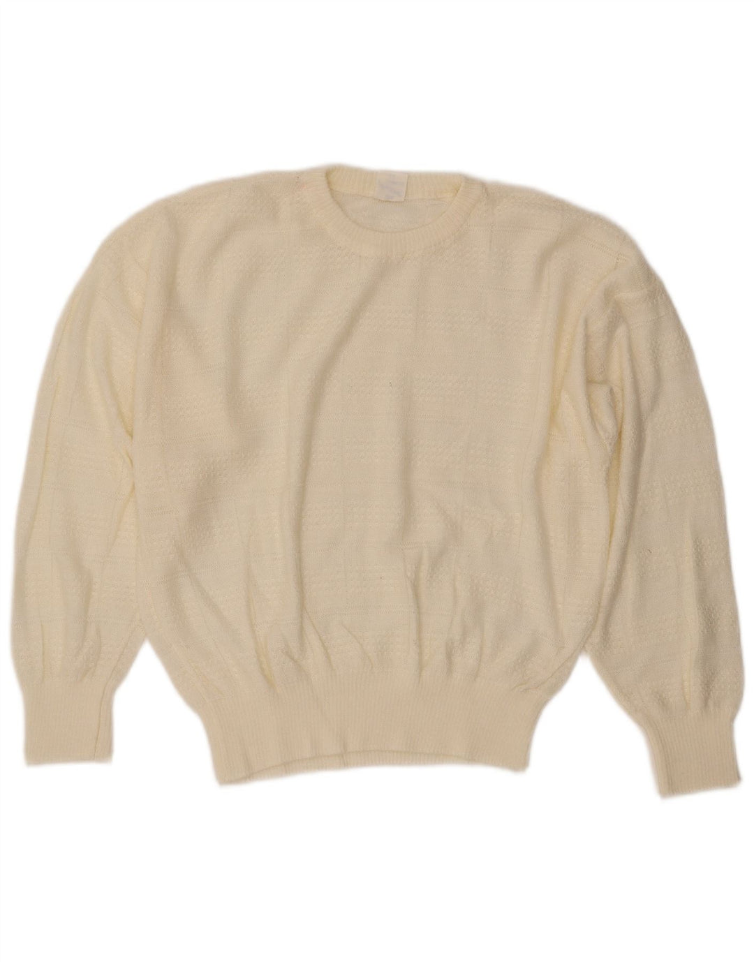 Apart Pull à col rond pour femme EU 44 XL Blanc cassé